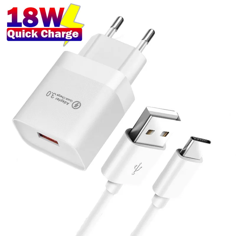 18 Вт Usb для быстрой зарядки Quick Charge 3 0 универсальное настенное мобильный телефон