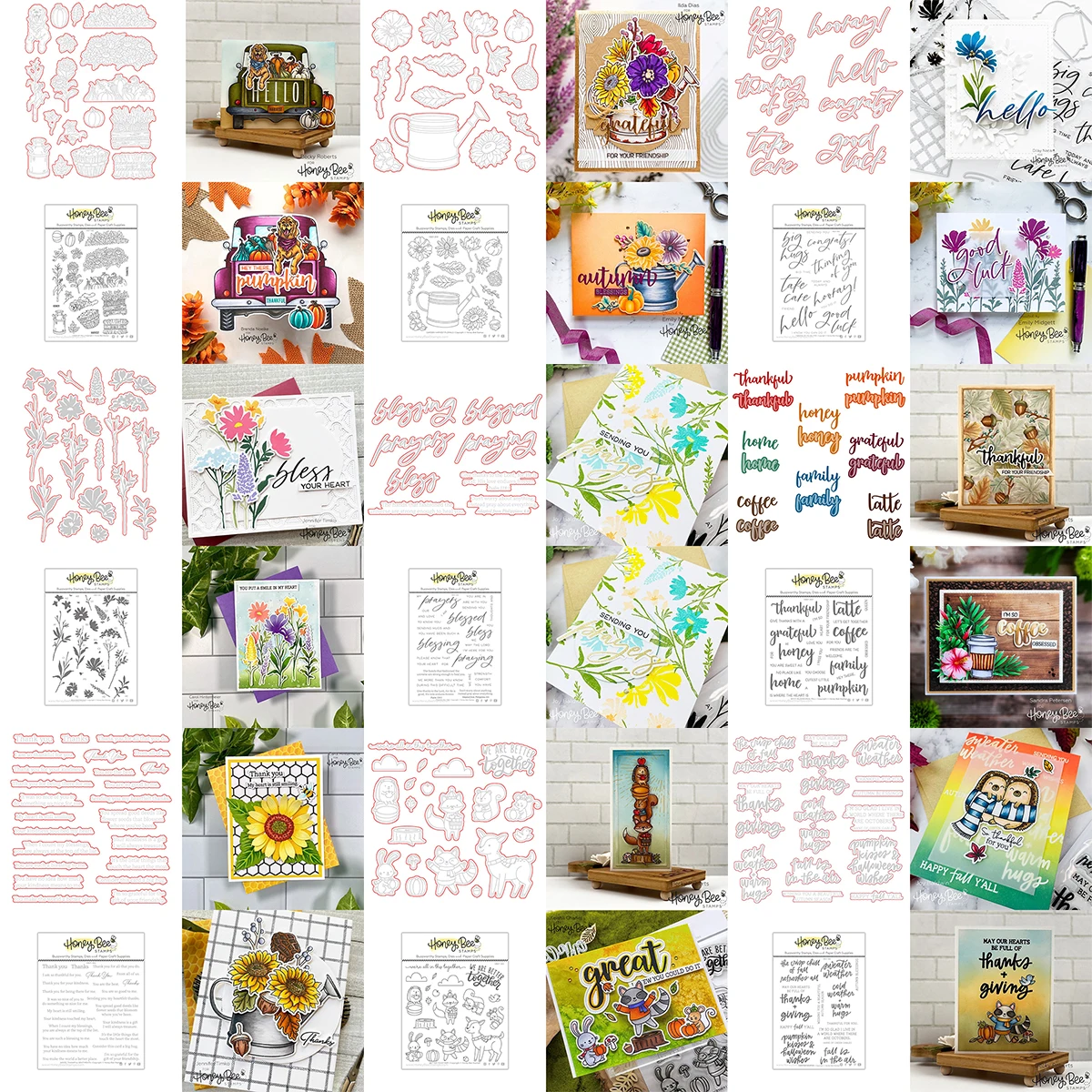 

Flower Letter Clear Stamp and Metal Cutting Dies for DIY Scrapbooking Photo Album Craft Decorat Paper Card Template Handcraft
