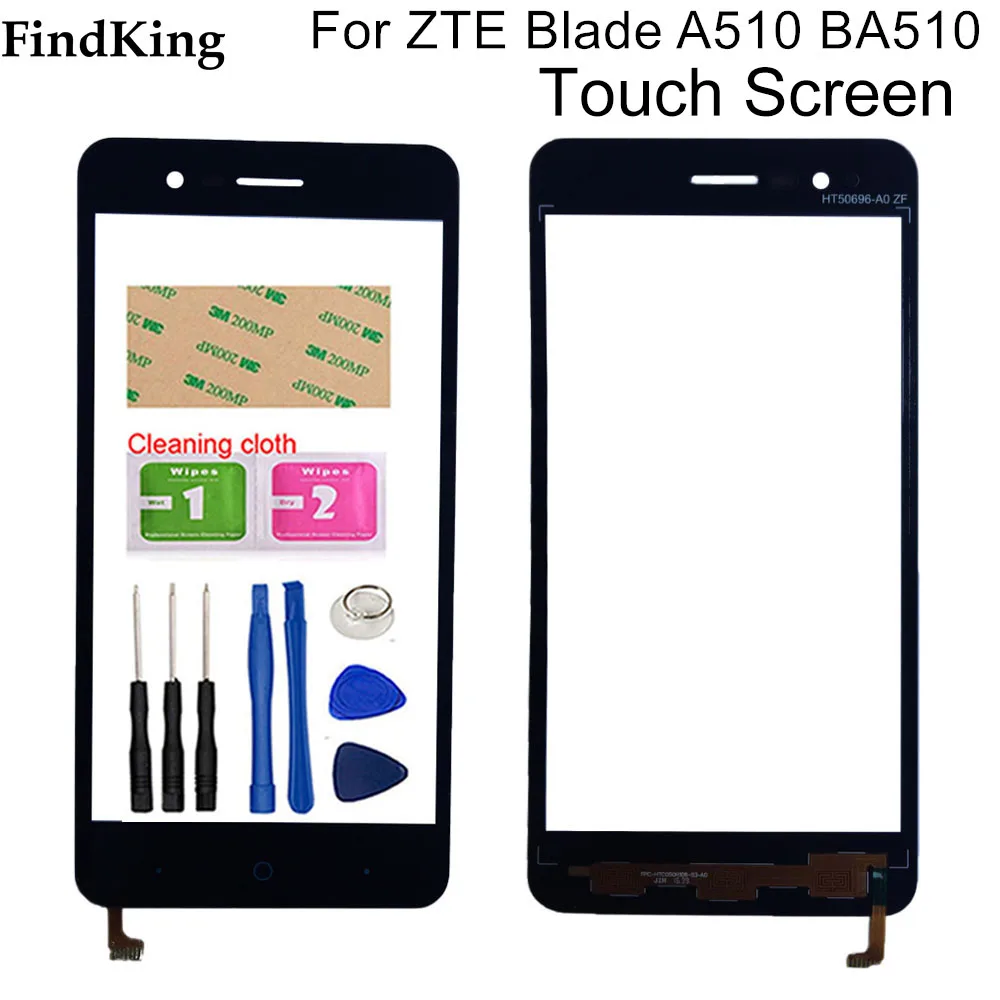 

Мобильный телефон сенсорный экран для ZTE Blade A510 BA510 BA510C, Передний сенсорный экран, стекло, дигитайзер, панель, объектив, сенсорные инструменты...