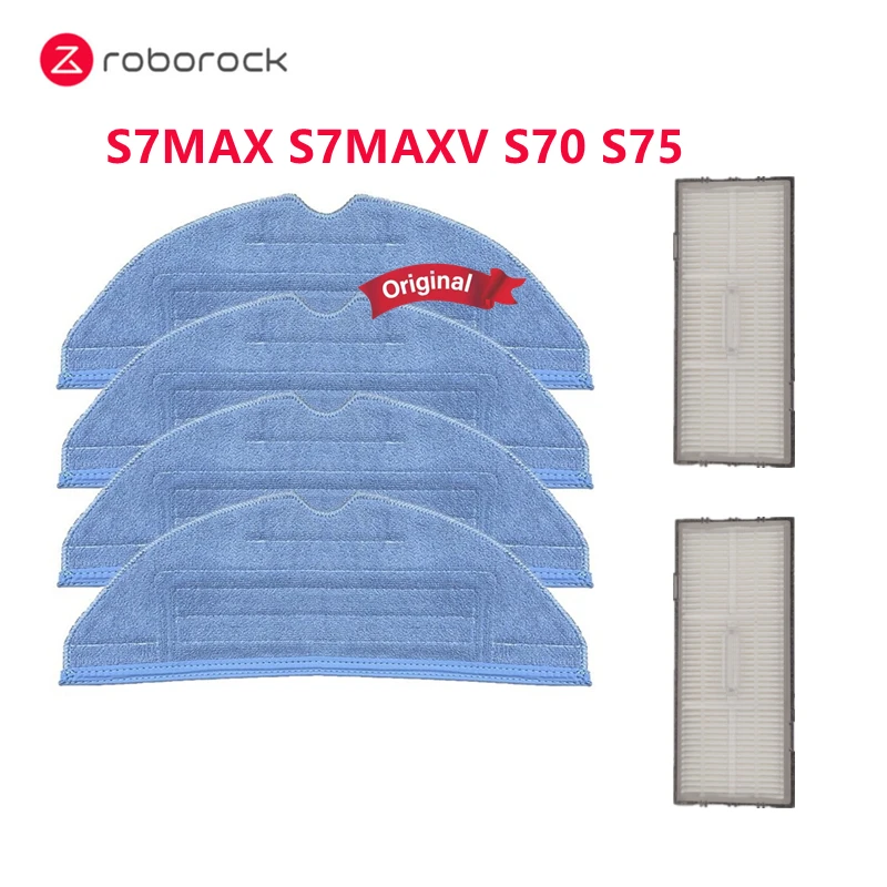 

Робот-пылесос Roborock S7 s7max s7maxv с фильтром, оригинальная Швабра для вибрации и другие аксессуары
