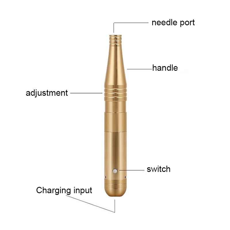 Цифровая тату-ручка Dermograph Перманентный макияж машинка для татуажа бровей и губ