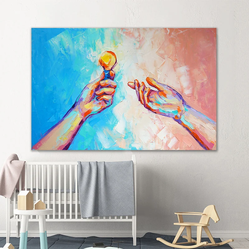 

Scandinavian Canvas Art Abstract Painting Print Dropshipping Decoration Picture for Living Room Kawaii Room Decor Wall Poster