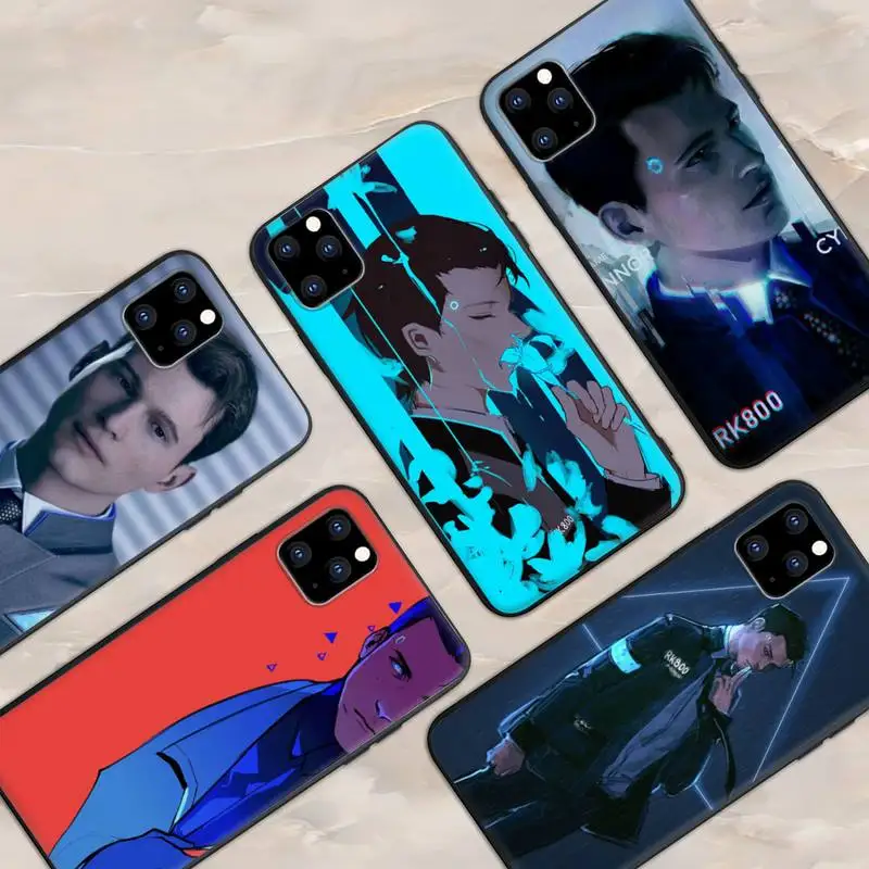 

Чехол для телефона Детройт станьте человеком RK800, Коннор для iphone 12, 13, Mini SE, 2020 детской, 6, 6S Plus, 7, 8 Plus, X, XR, XS, 11 Pro Max, чехол