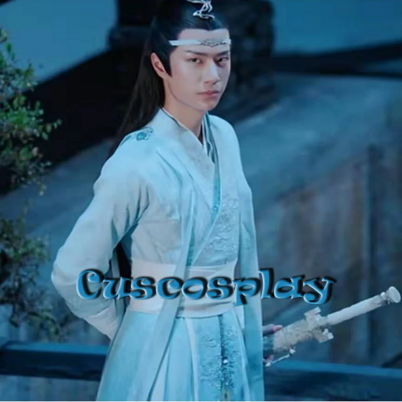 

The Untamed TV Series Lan Wangji Cosplay Costume Mo Dao Zu Shi Original Lan Zhan Costume Chinese Ancients Costumes Hanfu Adult