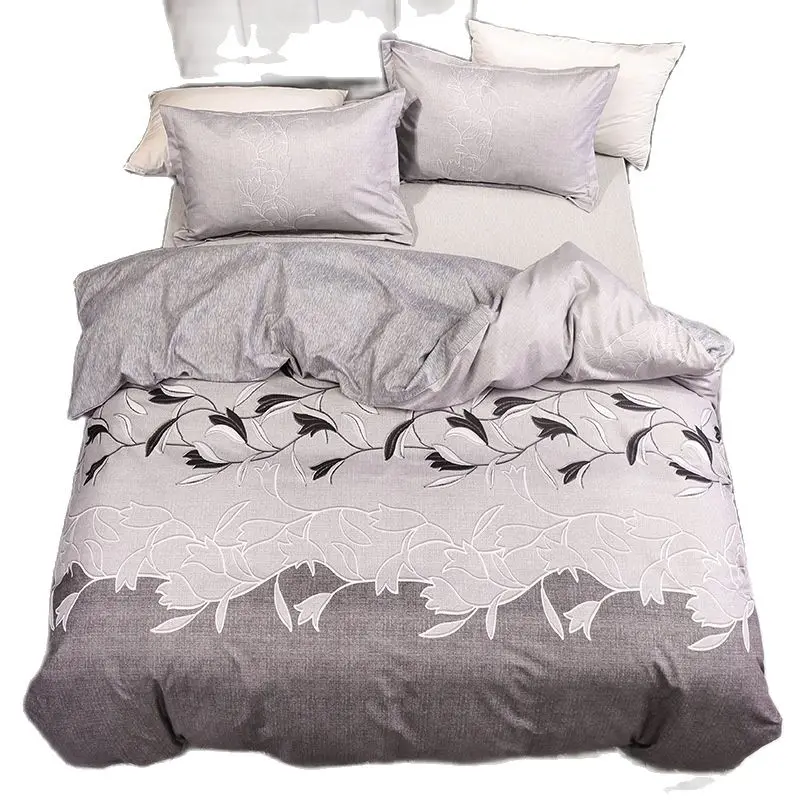 

Мраморный Комплект постельного белья для спальни, мягкие покрывала для двойной кровати, домашний комфортный пододеяльник, качественное покрывало и наволочка