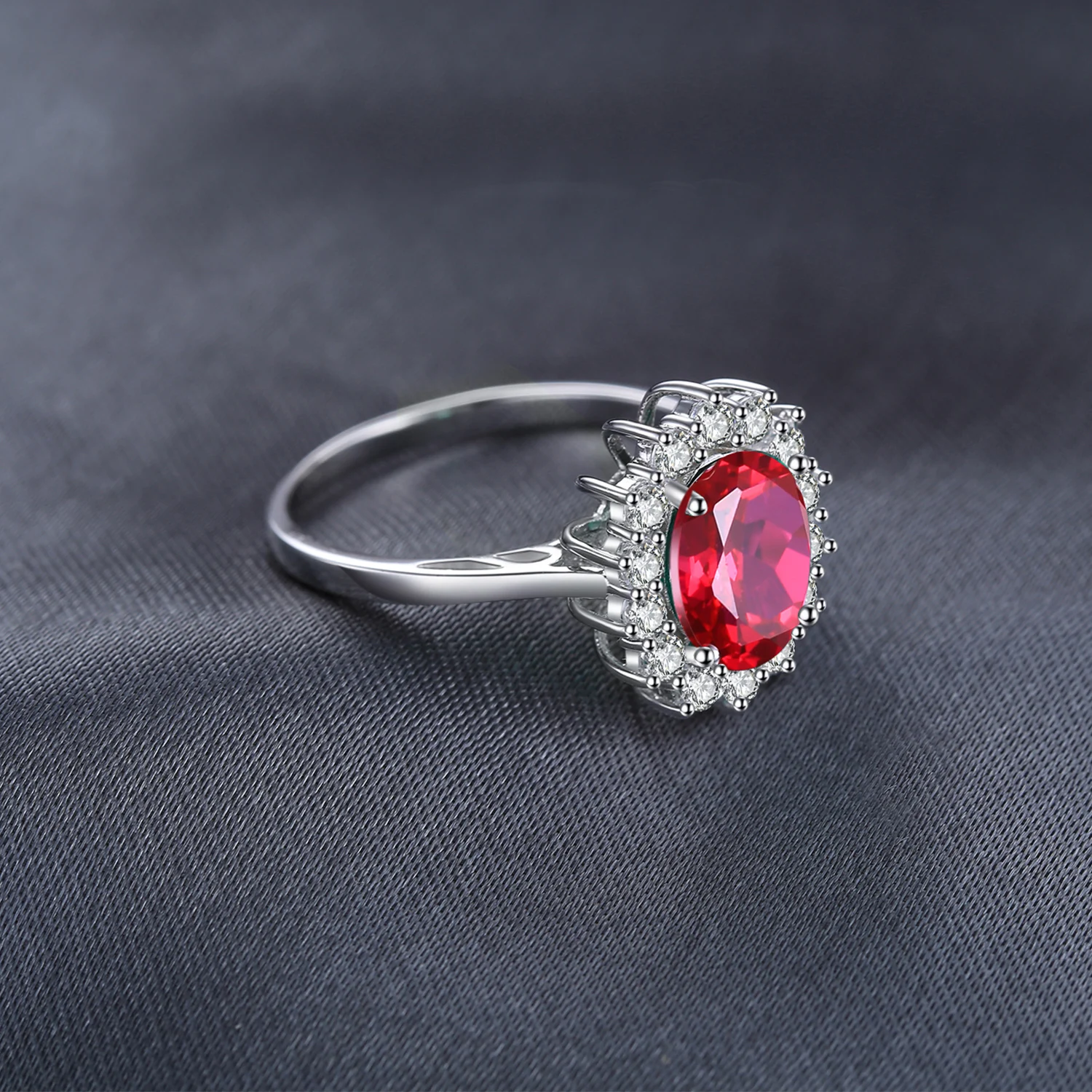 Jewelrypalace Принцесса Диана Уильям Кейт Миддлтон 3.2ct красный создания Рубин