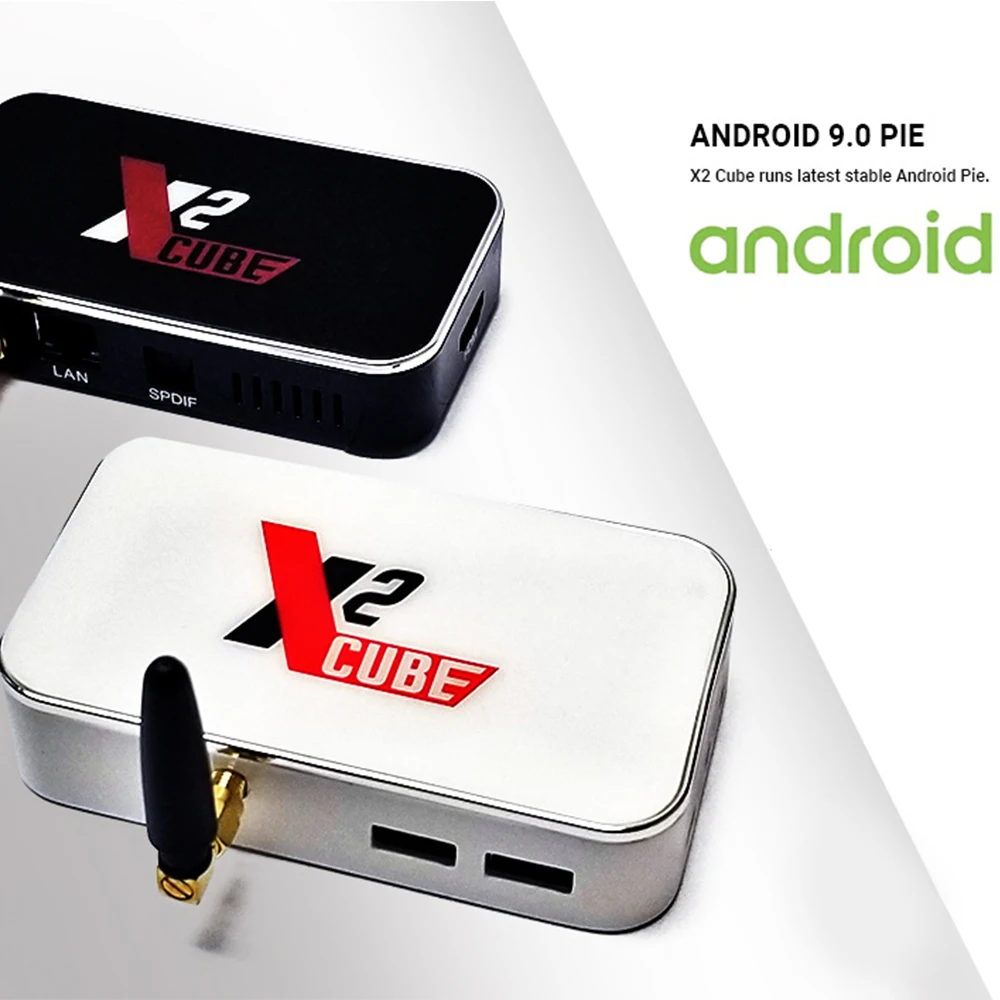 X2 cube Smart Android 9 0 ТВ приставка сетевая 16GB 1000 G5G WiFi M Bluetooth 4K HD медиаплеер| |
