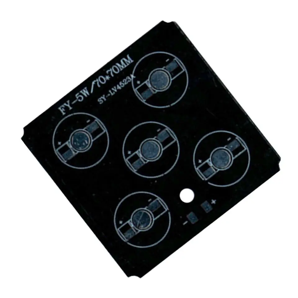 Светодиодный PCB 3/4/5 Вт прожектор RGB Алюминий пластины радиатора высокого Мощность
