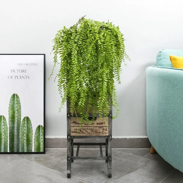 

Simulation of Green Plants90cmAquatic Plants Garden Landscaping Balcony Hanging Basket Decorations Hotel Living Room Furnishings