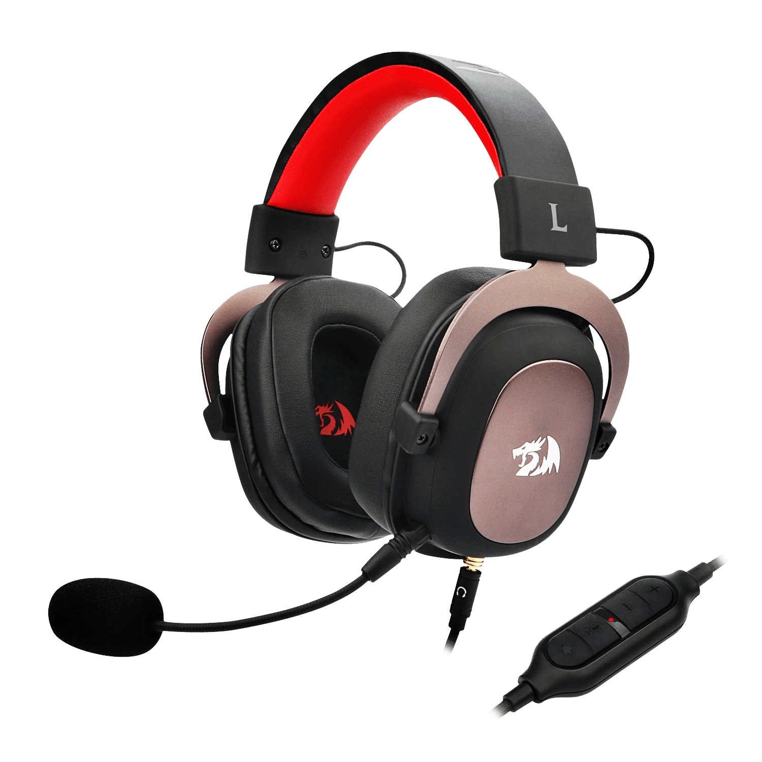 Redragon H510 Zeus Wired Gaming Headset 7.1 Surround Sound Multi Platforms Headphone Works PC Phone PS5/4/3 Xbox One/Series X NS |