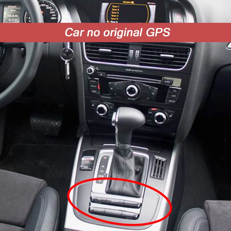 Car no original GPS Автотоп 10,2" ips автомобильный DVD gps плеер Android 8,1 для Audi A4 A5 S4 S5 2009- автомобильный Радио Мультимедиа gps навигация WiFi BT SWC - Цвет: Car no original GPS