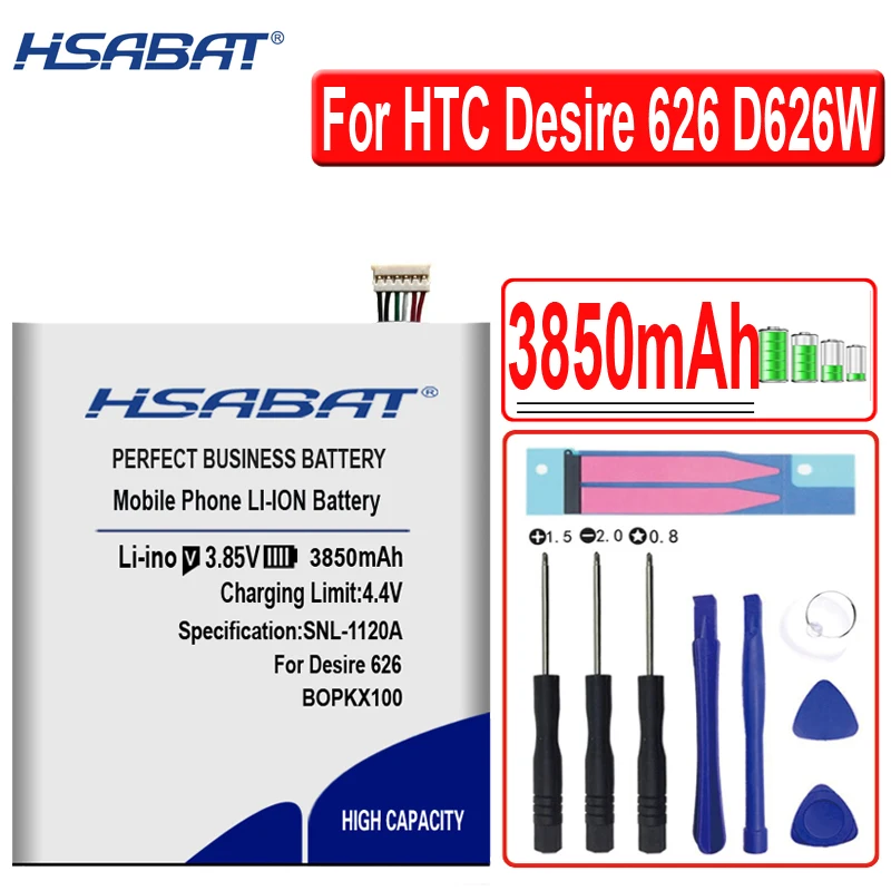 HSABAT B2PUK100 4300 мА/ч, B0PKX100 BOPKX100 Батарея для htc Desire 825 Dual D825H D825U 626 D626W D626T 626 г 626S D262W D262D A32
