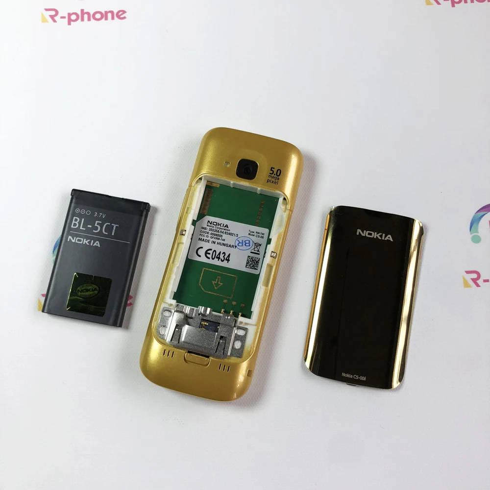 Разблокированный оригинальный NOKIA C5 C5-00 мобильный телефон Иврит Арабский Русский