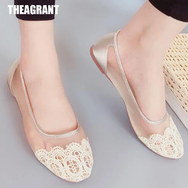 Очаровательная дышащая женская обувь на плоской подошве Летние женские лоферы