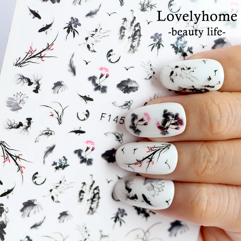 1 шт. супертонкие 3D Наклейки для ногтей|nail wraps|nail stickertips nail art |