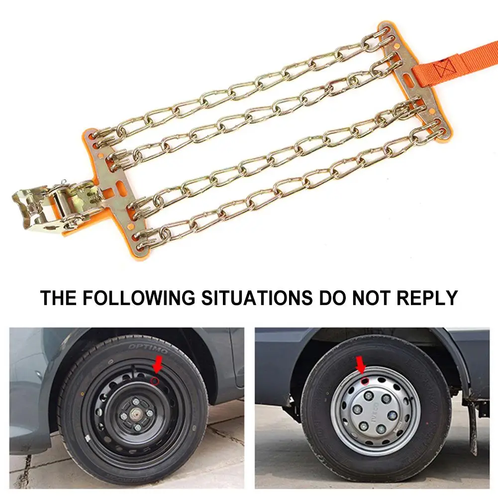 1 шт. цепь для снега противоскользящие аварийные цепи на шины автомобиля SUV Pickup
