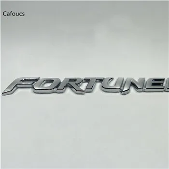 Silver Для Toyota Fortuner SUV Автомобильный задний логотип эмблема лента наклейка 3d Наклейка знак табличка 240*24 мм - Название цвета: Silver