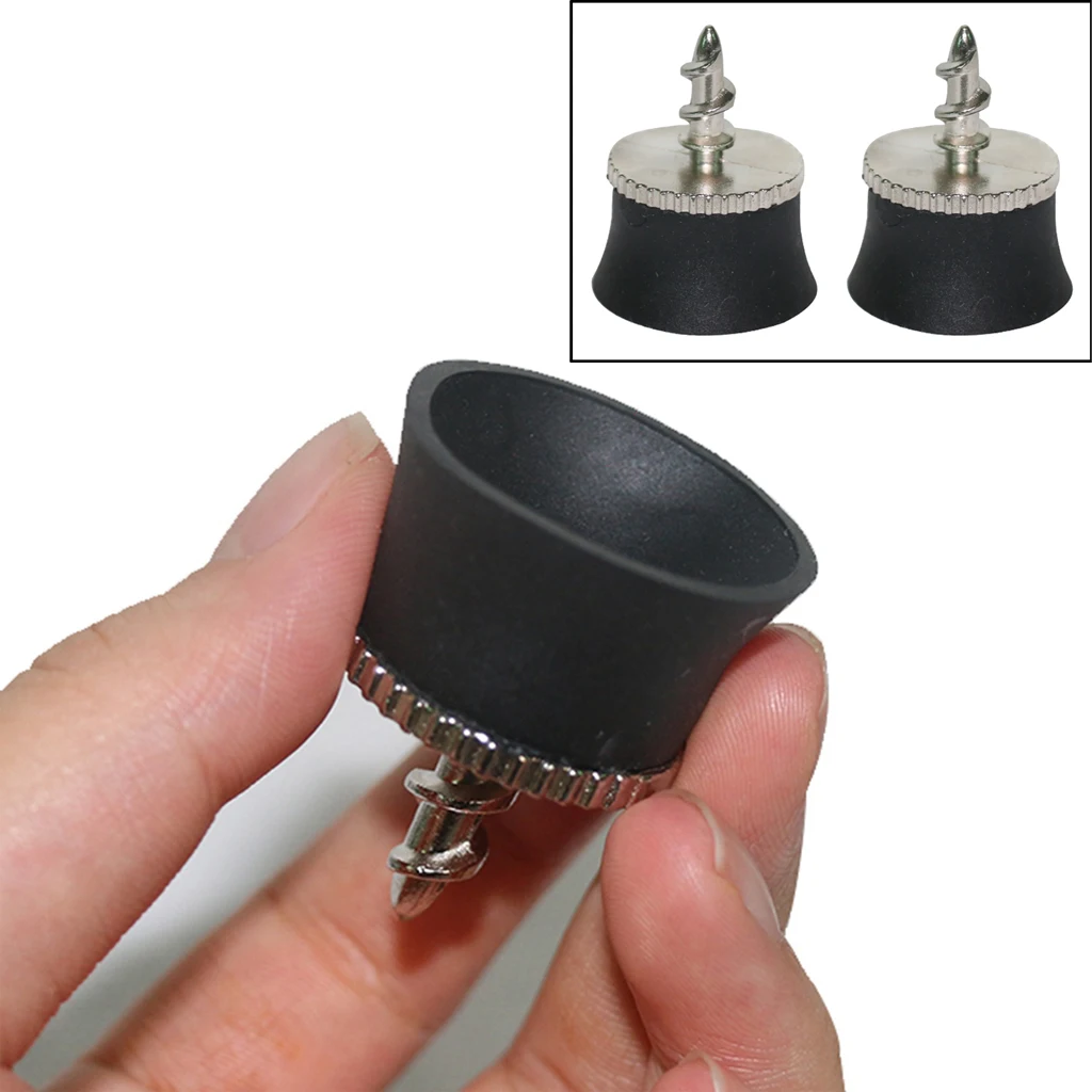 

2pcs Golf Ball Pick Up Sucker Silicone Suction Cup Saver Putter Grip Retriever
