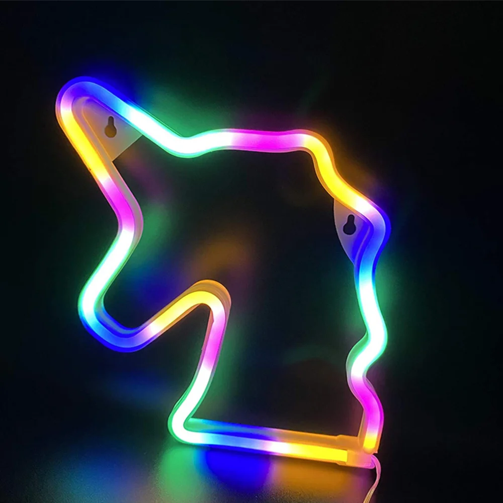 

Beautiful Shape Lamp Creative LED Modeling Light Wall Art Neon Light