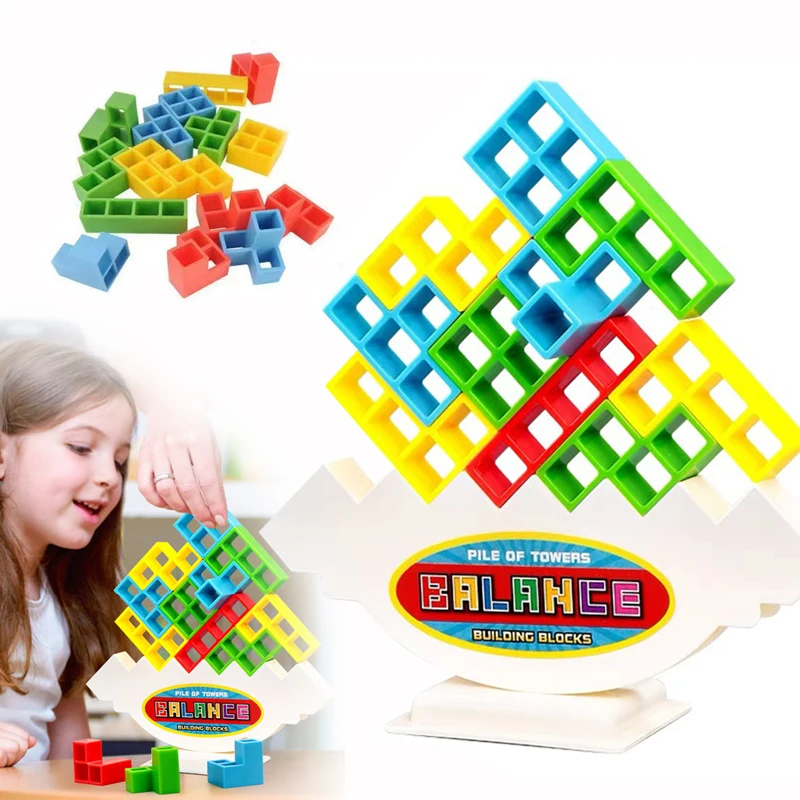 

3D Puzzle Balance Blocks Toy Children Montessori Tetris Balancing Game Kids Educational Family Birthday Party Favor Gifts Toys
