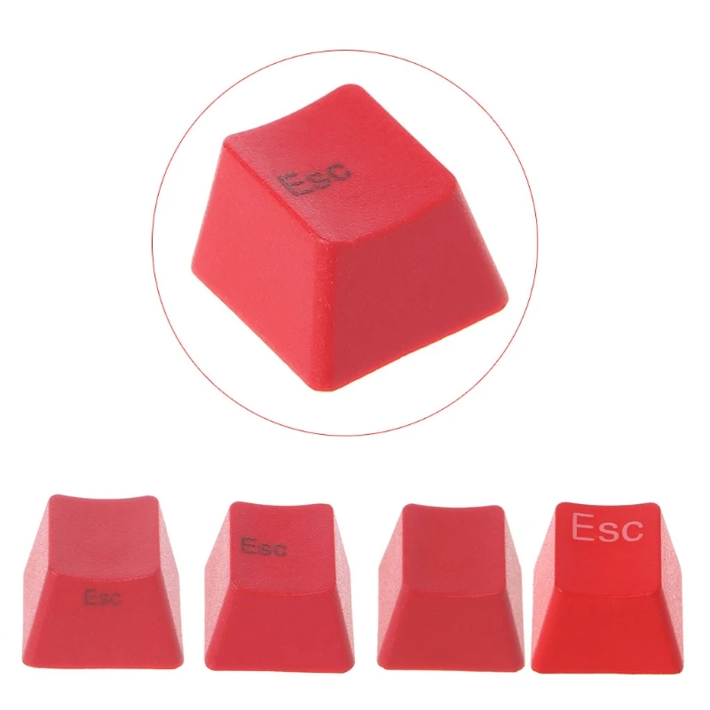 Механическая клавиатура толстая PBT Red ESC Keycap R4 Cherry MX Switch OEM Height W91A|Клавиатуры| |