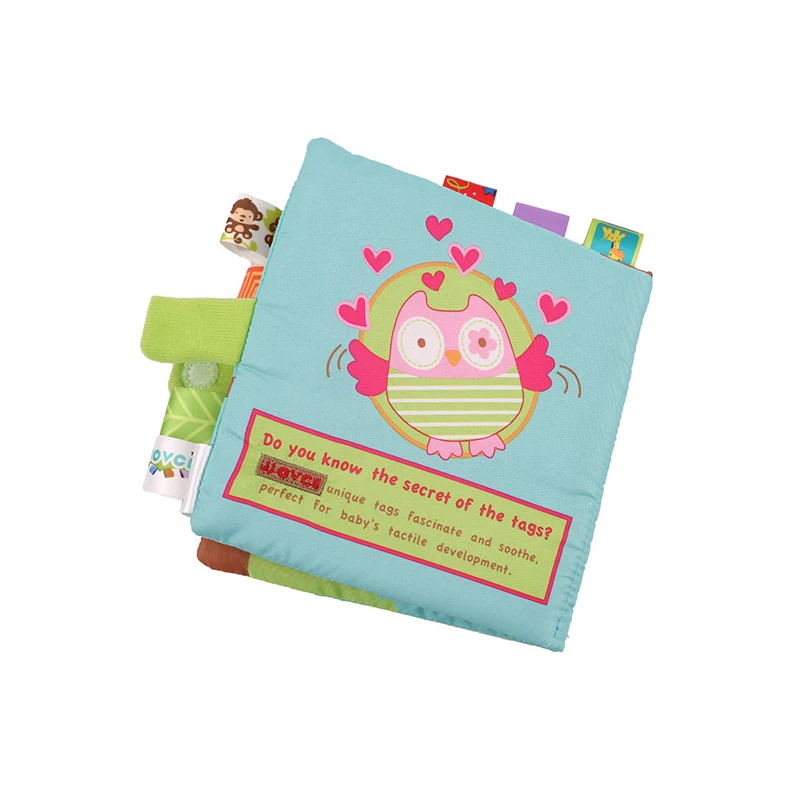 Милые игрушки для малышей в семейном стиле мягкие тканевые книги новорожденных