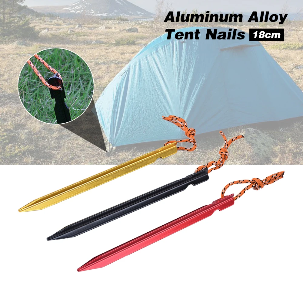 Алюминиевая палатка для ногтей 700I из алюминиевого сплава с веревкой кемпинга