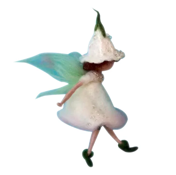 

Doll Fairy wool felt needle felting decoration craft needlecraft DIY handmade
