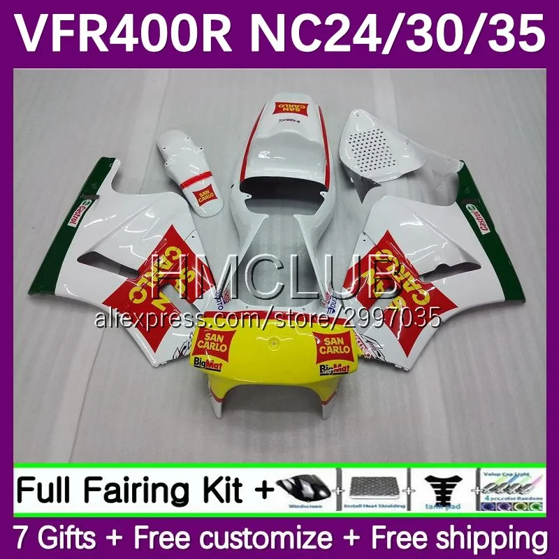 

VFR400R For HONDA VFR400 Not Race RVF VFR 400 R 400R 1994 1995 1996 1997 1998 40No.4 RVF400R NC35 94 95 96 97 98 Fairings