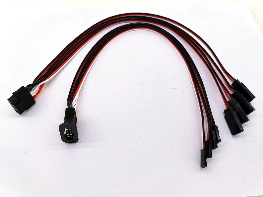 MPX8 Pin мульти сервопривод провода расширение разъем 2 3 4 провода версия aileron клапан шестерни тормоза в сборе 60AWG для турбины jet