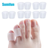 sumifun 10pieces silicone gel little toe tube corns blisters corrector pinkie protector gel bunion toe finger protection d1327