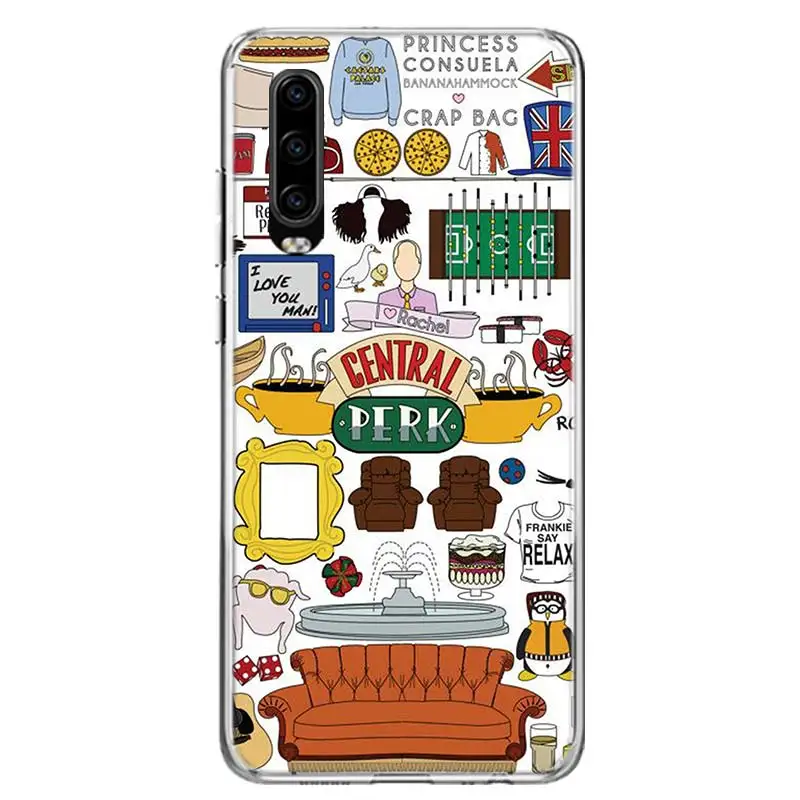 Hot sale Friends Together Cover Phone Case For Huawei P30 Lite P20 P40 P50 Mate 40 30 20 10 Pro Luxury Clear Print Shell Coque C