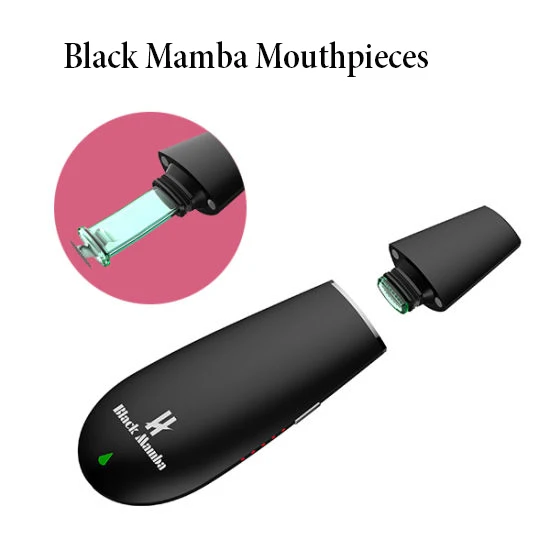 Стеклянный вапорайзер сменный мундштук G5 испаритель для сухих трав Kingtons BLK Black Mamba