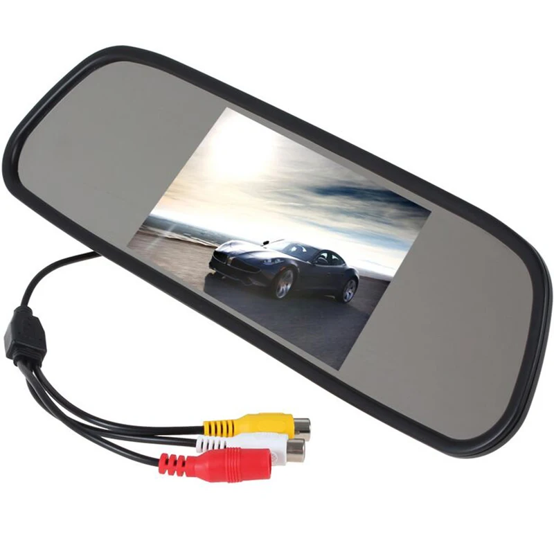 XYCING 5 дюймовый TFT ЖК цветной монитор Автомобильное зеркало заднего вида