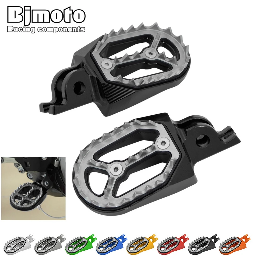 Педали для ног Kawasaki KX250 KLX450 KX250F KX450F KX KXF KLX 250 450 F Honda CR CRF 150R 250R 250X 450R 450X|Подставки под