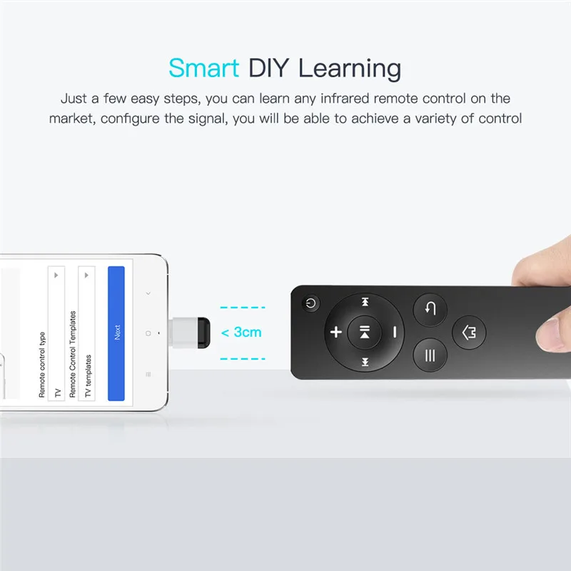 Universal Remote Control Mobile Infrared Transmitter Android Smartphone Learning OTG Smart Remote Control for TV Air Condition