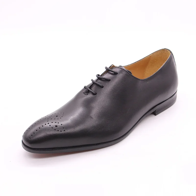 Hot Selling Handmade Children School Genuine Leather Dress Shoes Pointed Toe Lace Up Boy Oxfords Casual Party Formal Top Quality | Мать и