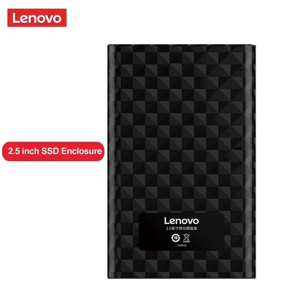 Lenovo 2.5 Inch USB3.0 Hdd Case Usb 3.0 Naar Sata 5Gbps Externe Harde Schijf Behuizing Ondersteuning 6Tb 2.5 inch Ssd Hdd Harde Schijf Doos