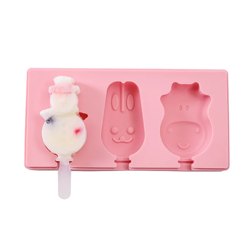 

Magnum Silicone Mold 4 Cell Silicone Ice Cream Mold DIY Popsicle Molds Freezer Juice Mold Ice Tray Barrel Ice Cube Maker