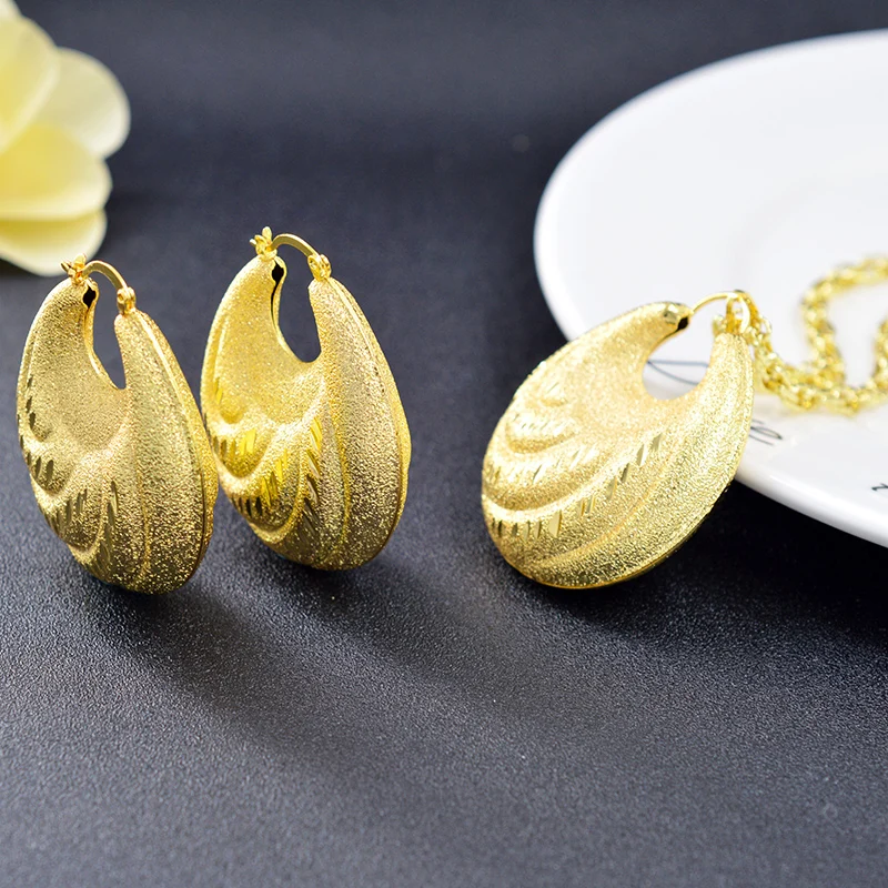 Sunny Jewelry большой набор украшений для женщин колье серьги кулон Романтические круглые ювелирные изделия для вечерние и свадебные