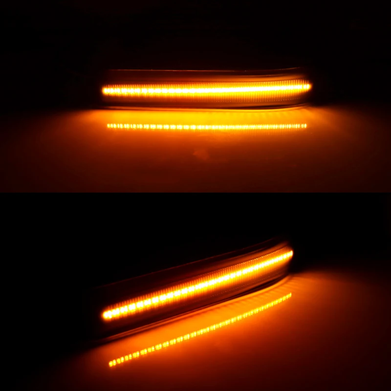 Полный светодиодный габаритный фонарь для бокового зеркала iJDM янтарный 2009-14 Ford
