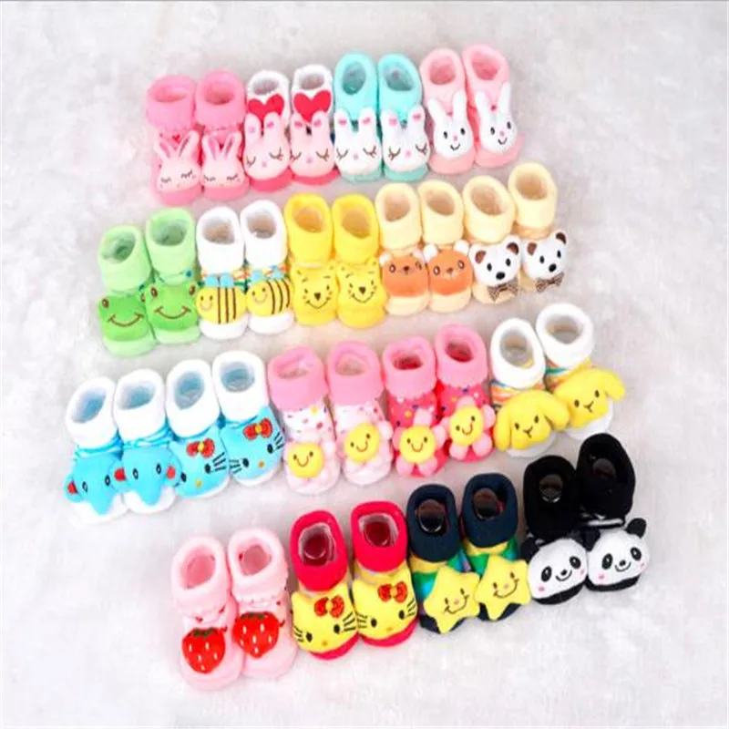 Новинка 2021 Нескользящие Детские носки модные теплые на весну осень и зиму для
