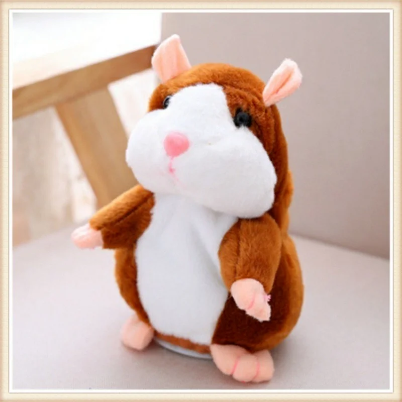 

Talking Hamster Falante Mouse Pet Plush Toy Cute Talking Sound Record Educational Stuffed Doll Children Gifts