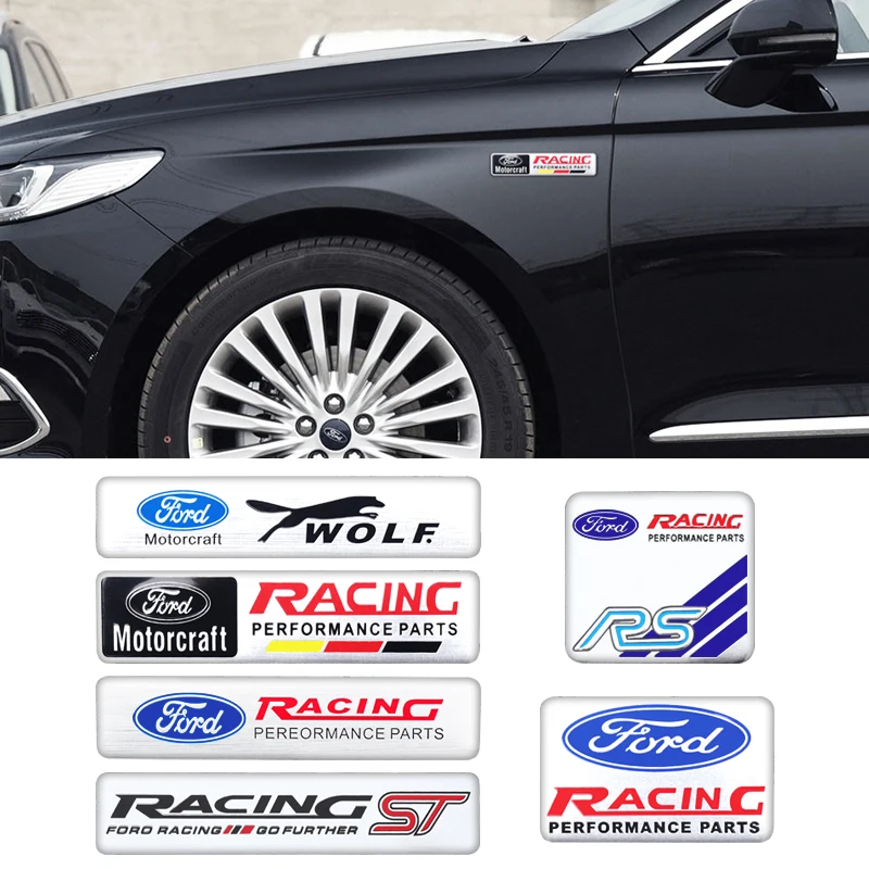 Ультратонкая металлическая 3d-эмблема для Ford Kuga Fiesta Focus Mondeo Mk1 Mk2 Mk3 ST Ranger C - купить