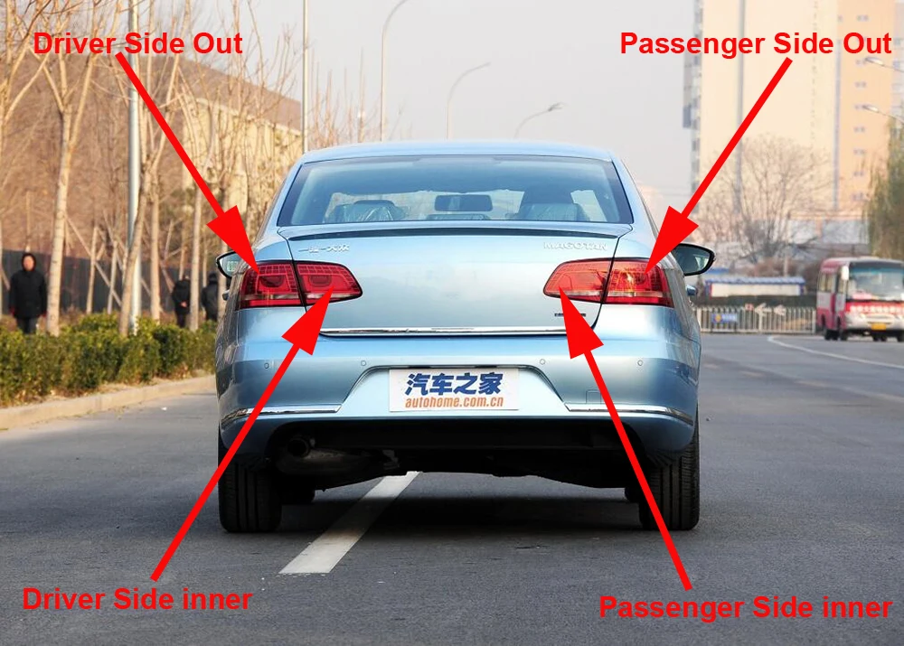 Задний фонарь для VW Passat / Magotan 2012 2013 2014 2015 задсветильник поворотный сигнал