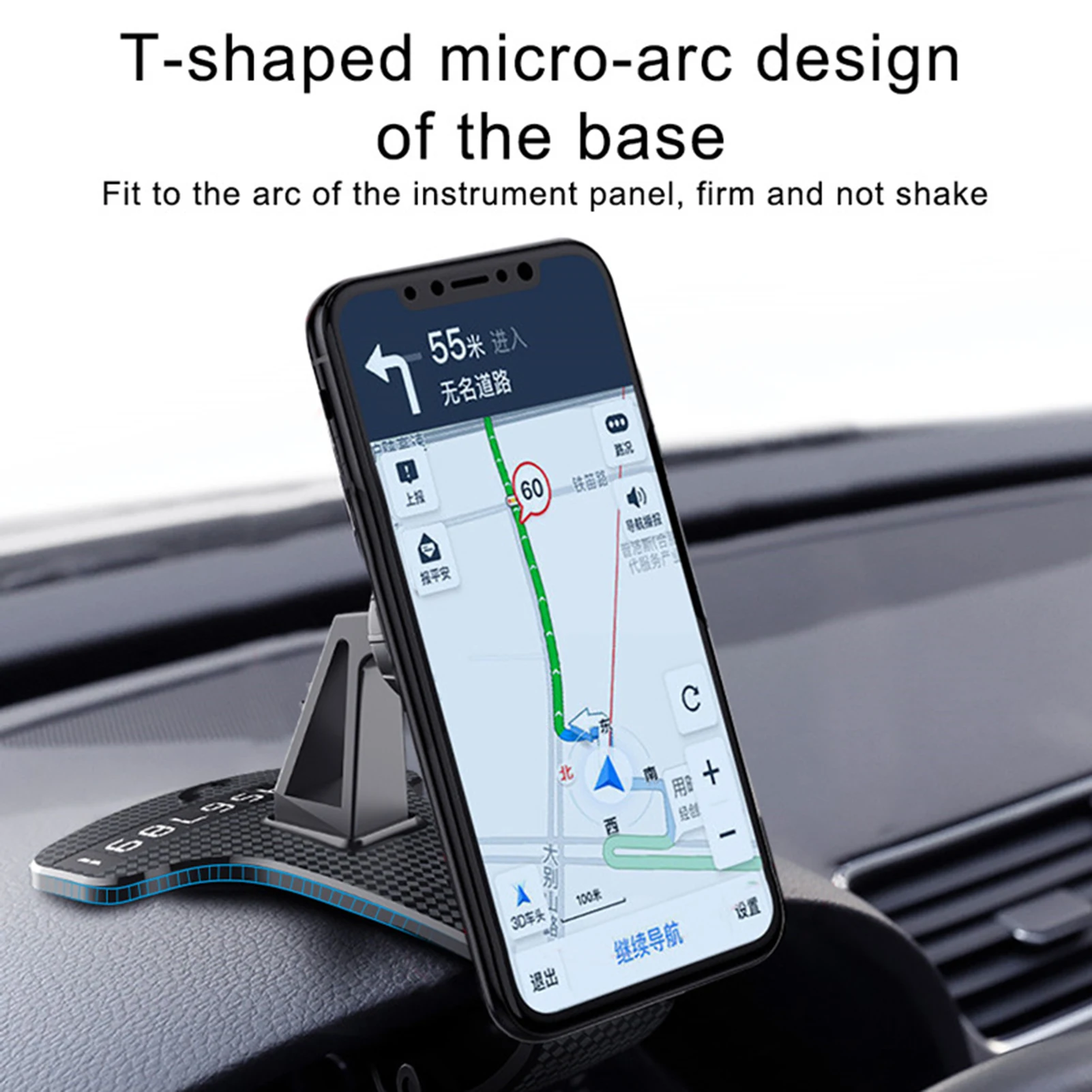 

New Car Phone Mount Dashboard Car Phone Holder Fits 3 To 7 Inch Phone Car Clip Mobile Phone Navigation Bracket Hot