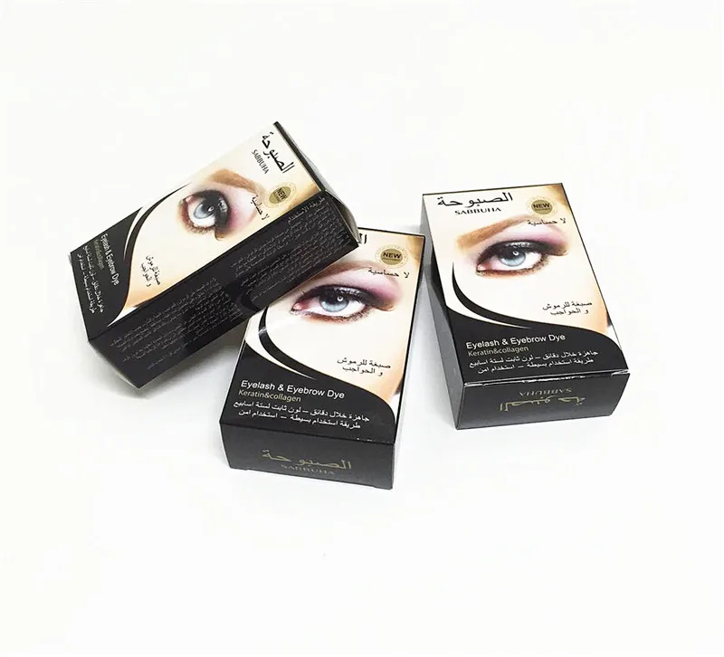 1 PC Professional Series Eyelash Eyebrow Dye Gel 15-minute Fast Tint Easy Brown Black Color Cream Kit | Красота и здоровье