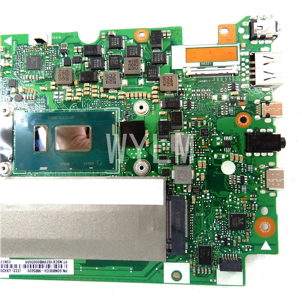 ux430uar ux430un i5 8250cpu 8gb ram for asus ux430u ux430uar ux430ua ux430un laptop motherboard rev2 0 100 test free global shipping