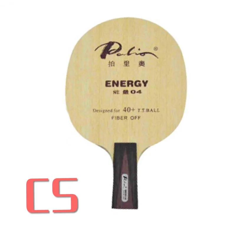 CS short handle Palio official energy 04 лезвие для настольного тенниса специально для 40+ материал ракетка для настольного тенниса игровая петля и быстрая атака 9ply - Цвет: CS short handle