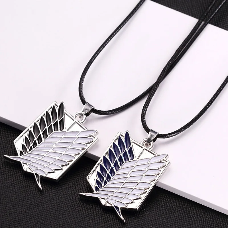 Ожерелье из атаки на Титанов подвеска с изображением крыльев свободы разведчика